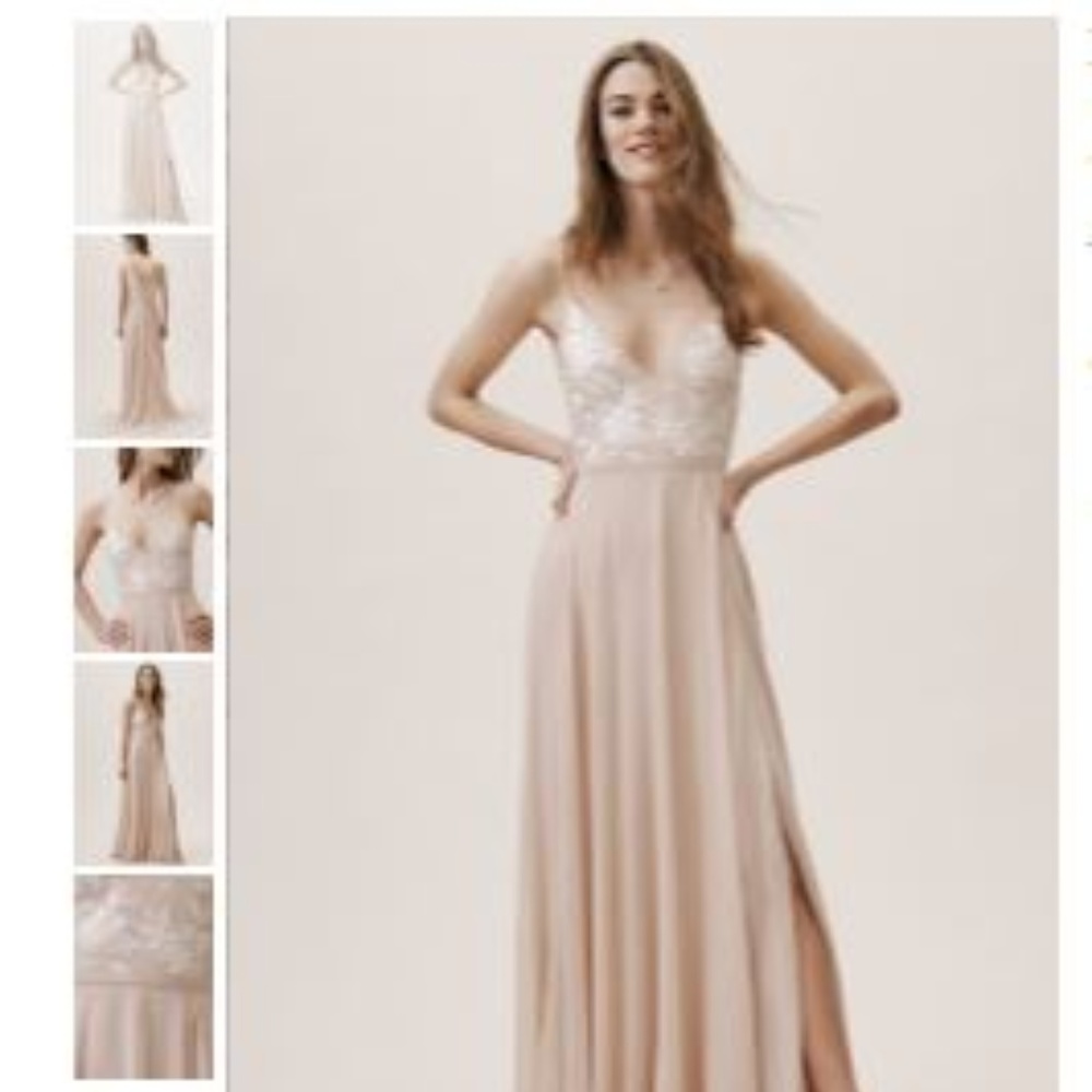 BHLDN Sadia Dress - Size 2 Blush